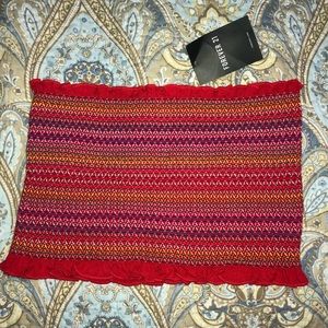 Forever 21 multi color, knit, tube top